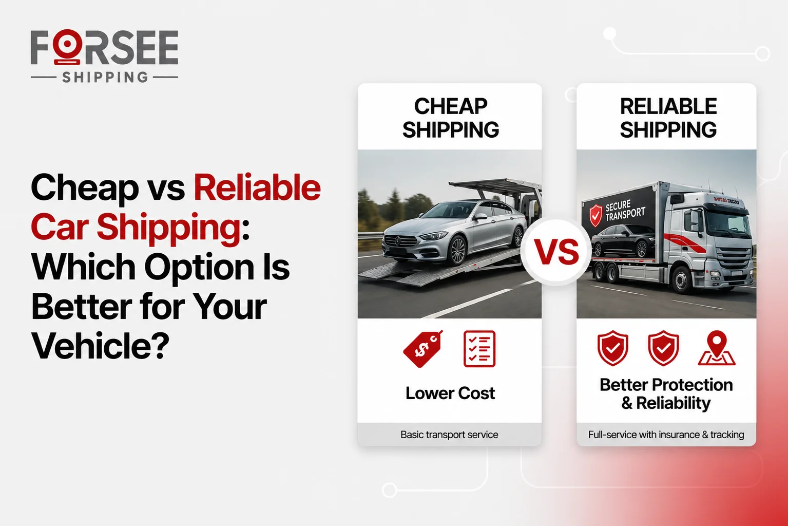 Cheap vs Reliable Car Shipping: Which Option Is Better for Your Vehicle?