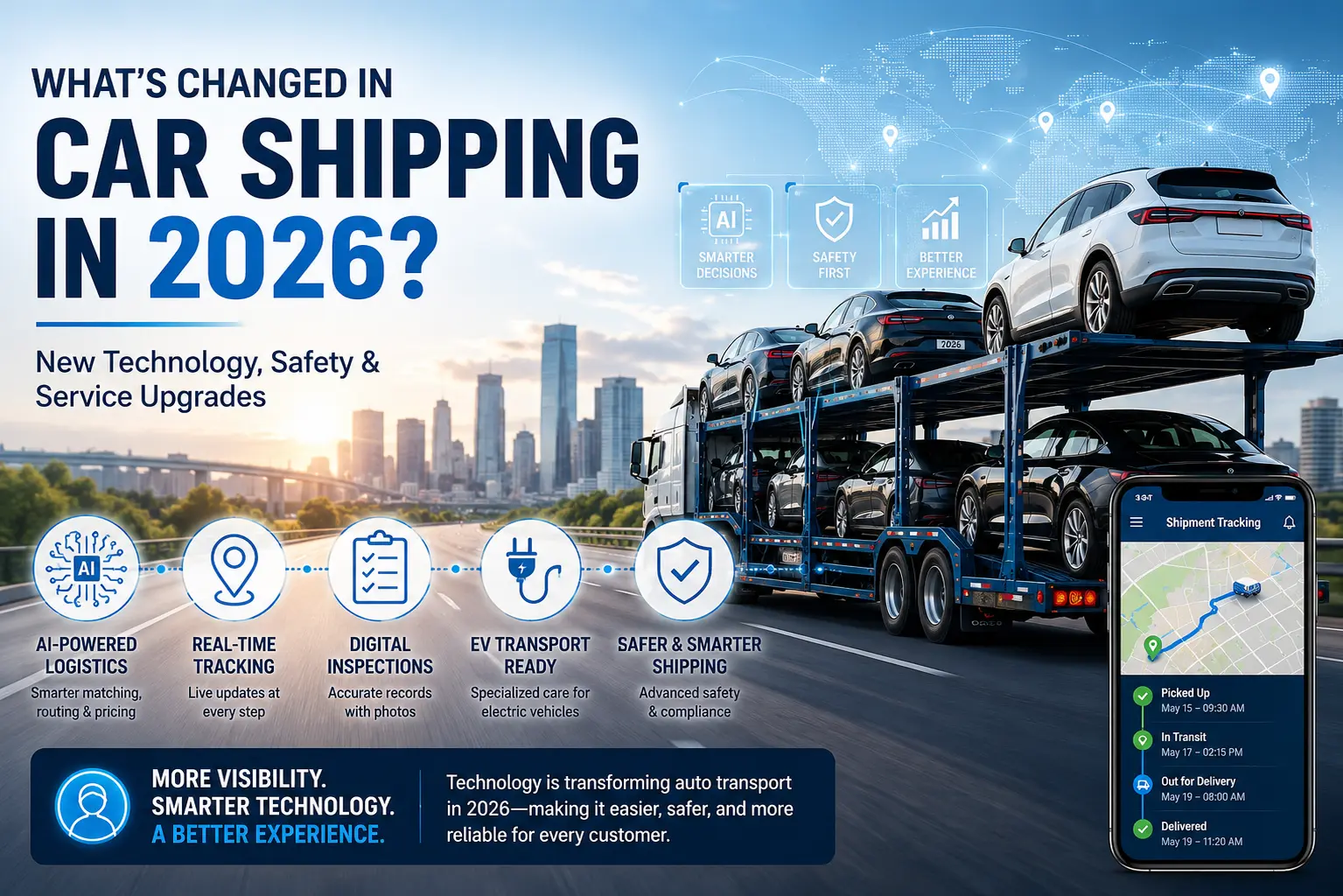 What’s Changed in Car Shipping in 2026? New Technology, Safety & Service Upgrades